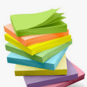 Sticky Notes, stacks of 100