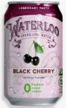 waterloo sparkling water (black cherry)