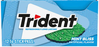 Trident mint bliss gum
