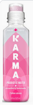 Karma probiotic water strawberry lemonade