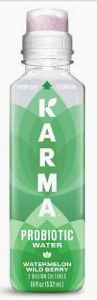 Karma probiotic water watermelon wild berry