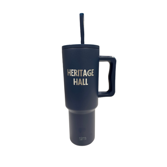 Simple Modern Navy Trek Tumbler 40oz Heritage Hall Navy