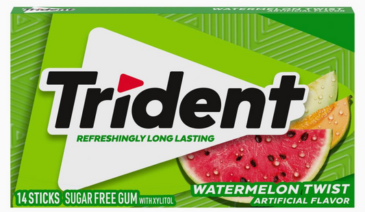 Trident gum watermelon twist