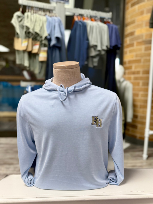 Turtleson Performance Hoodie, blue, stacked Hs