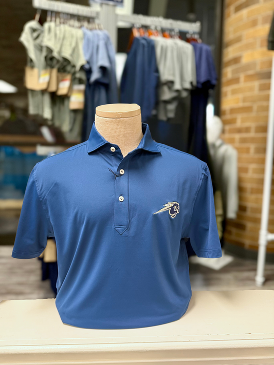 Turtleson Polo, navy, Charger Horse
