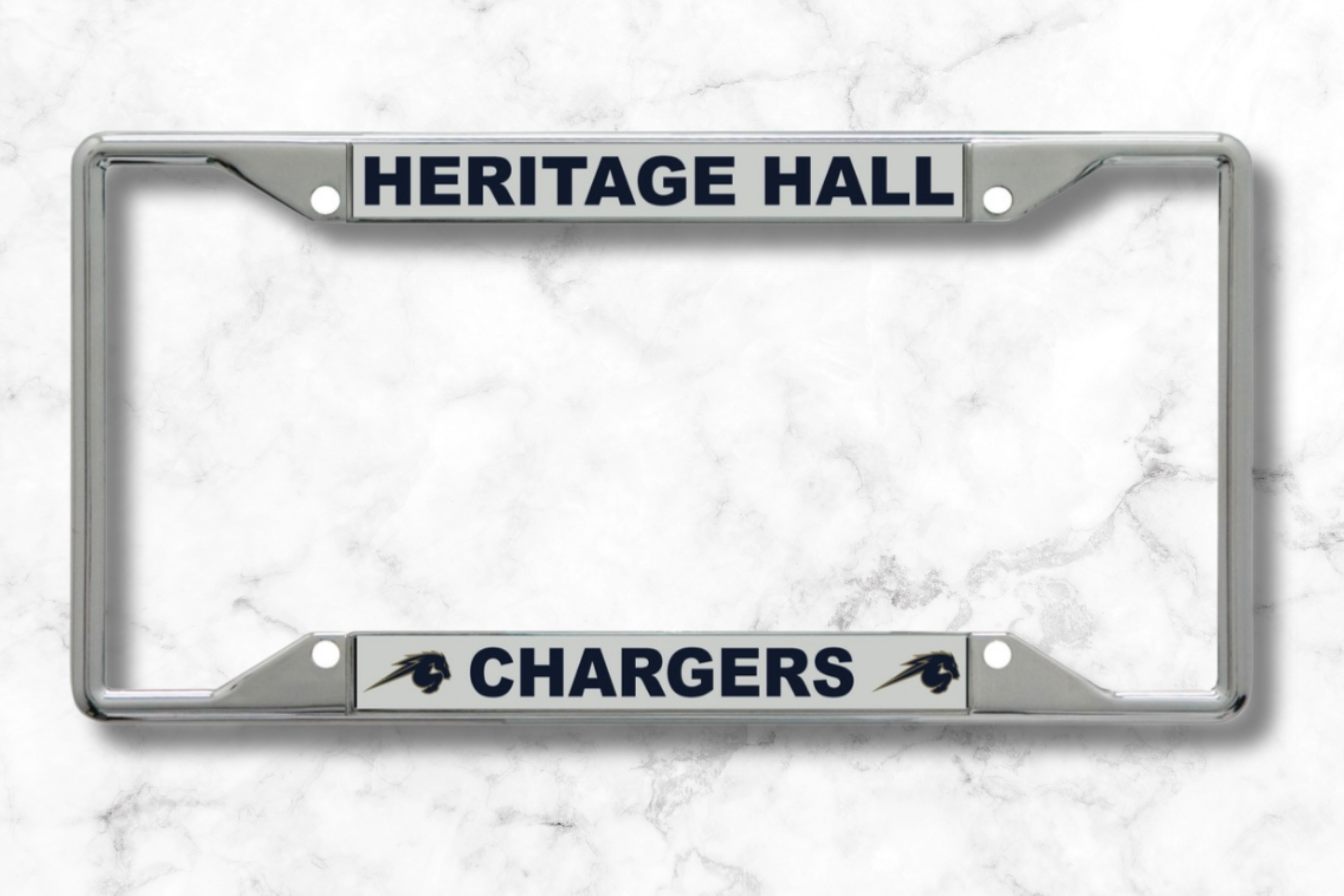 Wincraft Metal License Plate, Navy Heritage Hall Chargers