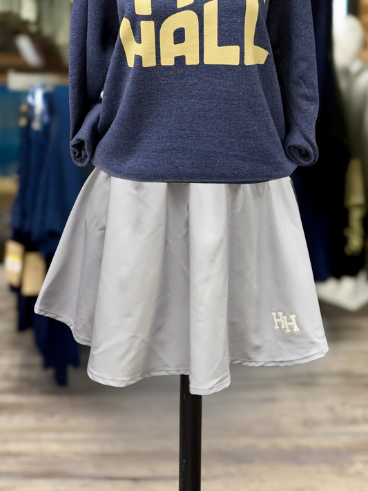 Women's Champion skirt, grey, stacked Hs