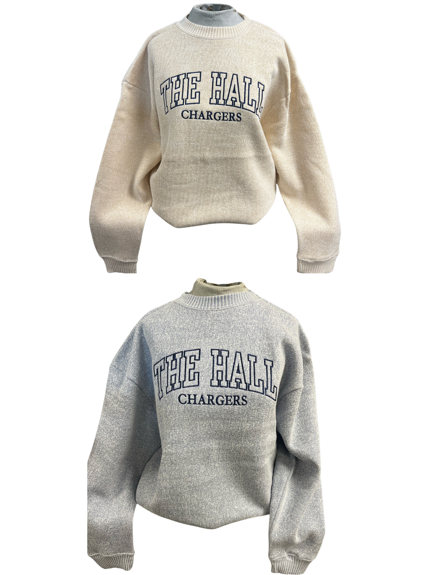 Women's Chicka-D sweatshirt, embroidered THE HALL CHARGERS