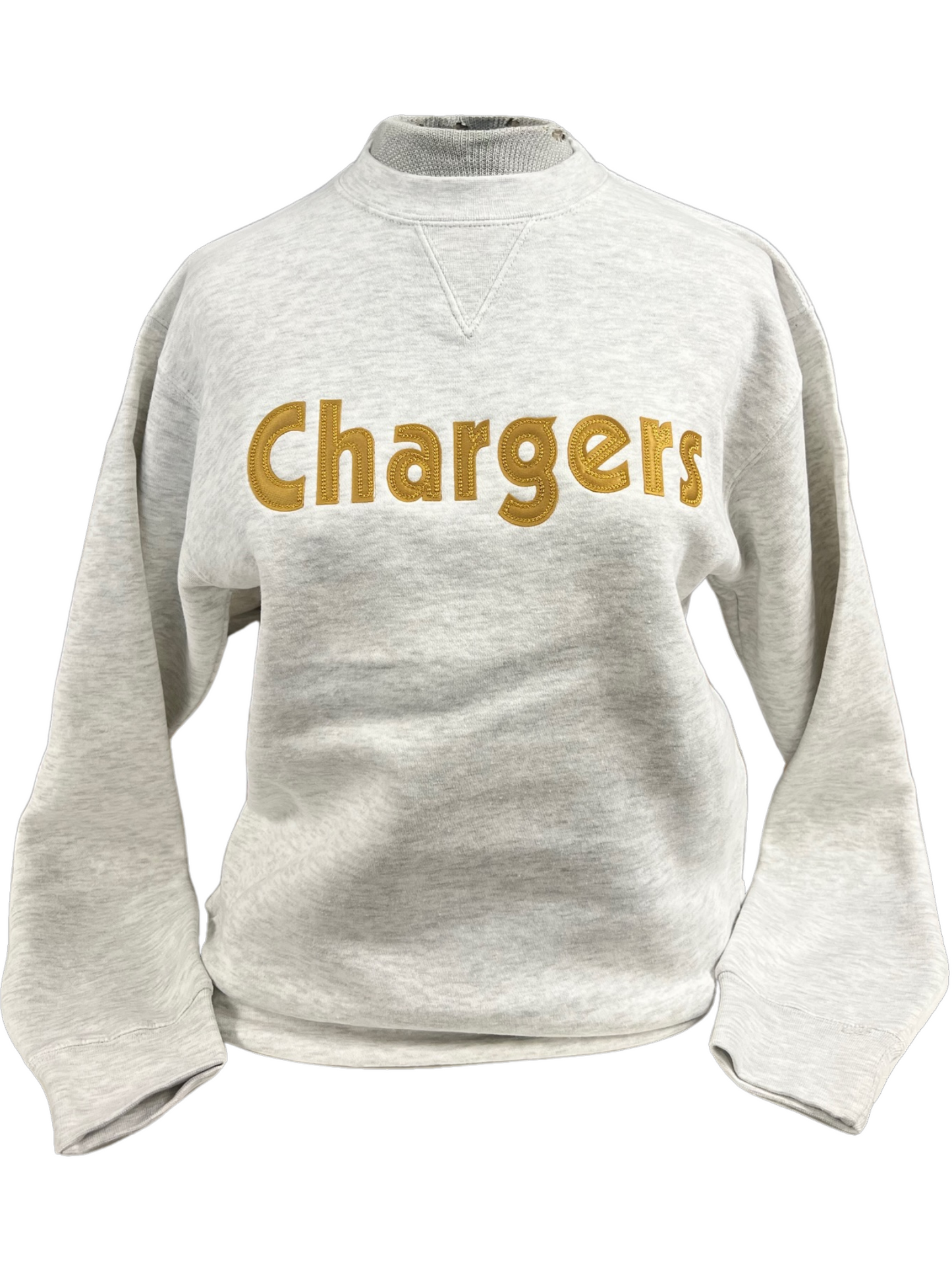 Women's Sweatshirt, grey, gold Chargers