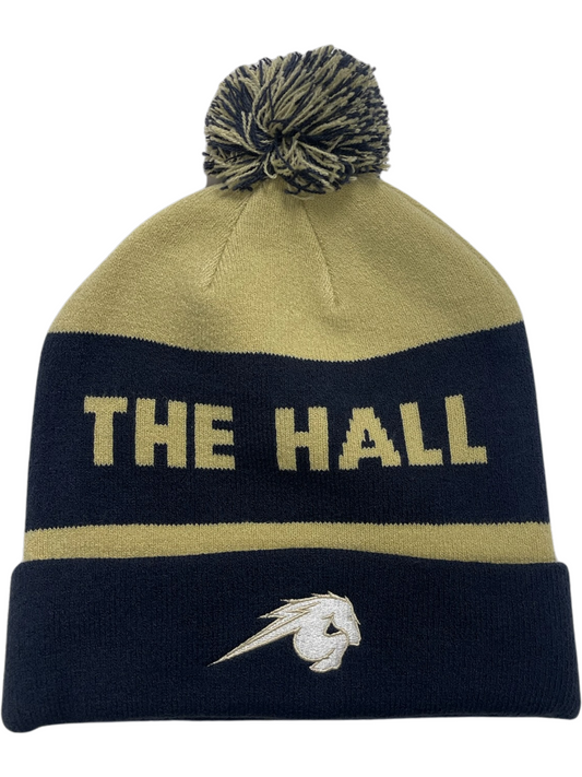 Youth Beanie, Navy/Vegas Gold, THE HALL