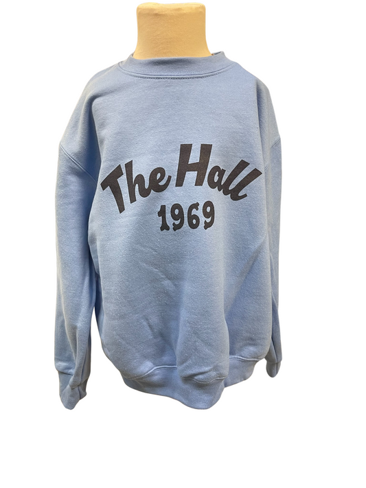 Youth Champion Sweatshirt, light blue, navy The Hall 1969