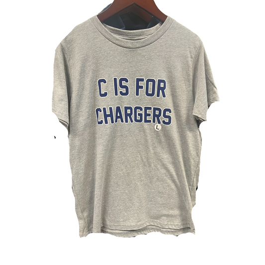 ** Youth C is for Chargers T-Shirt