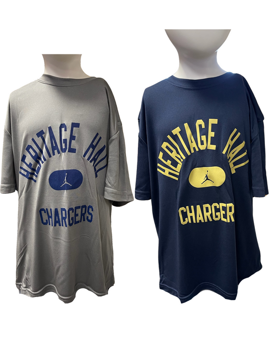 Youth Jordan Jumpman dri-fit t-shirt, Heritage Hall Chargers