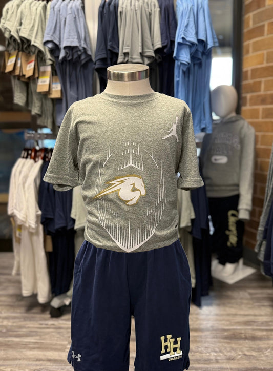 Youth Nike Legend T-Shirt, grey, football Jordan