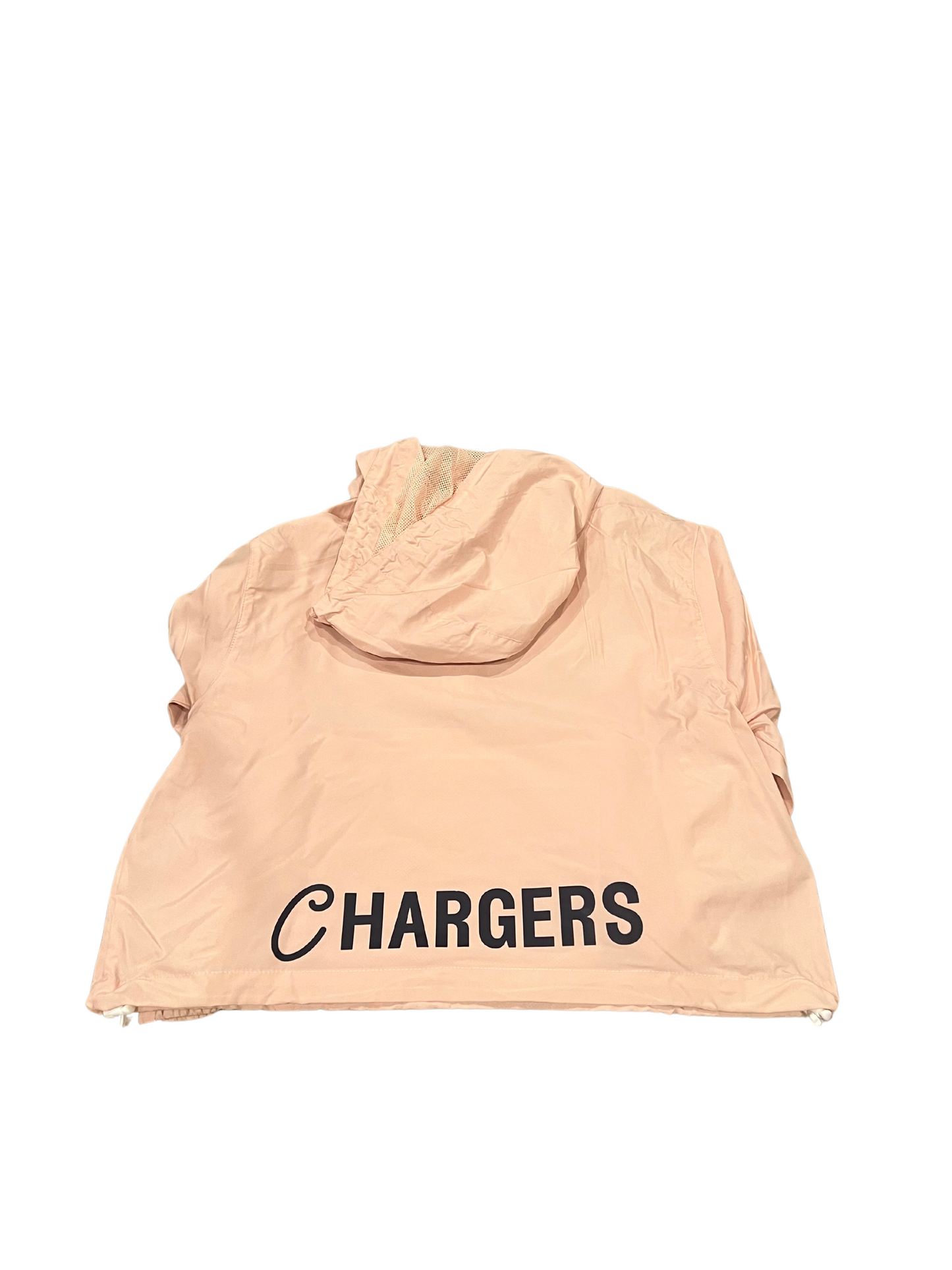 Youth Windbreaker, Spirit Society, blush, Chargers