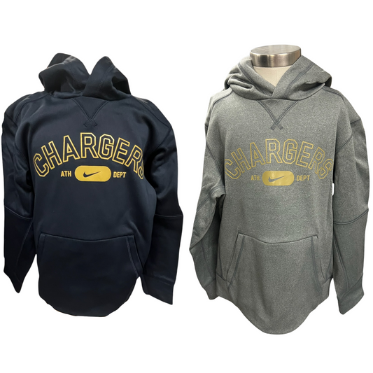 Youth Nike Sweatshirt Hoodie, open block Chargers