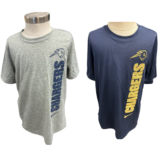 Youth Nike T-Shirt, Vertical Chargers