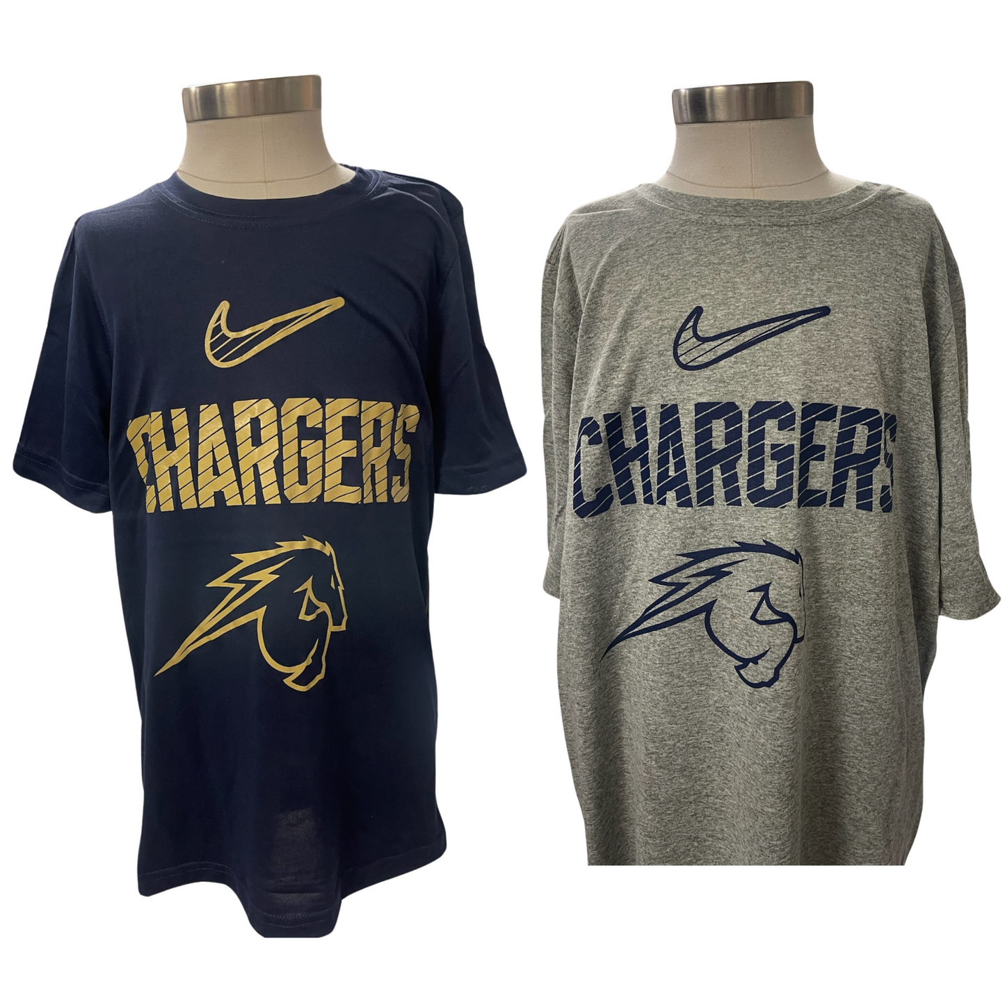 *Youth t-shirt, Chargers striped