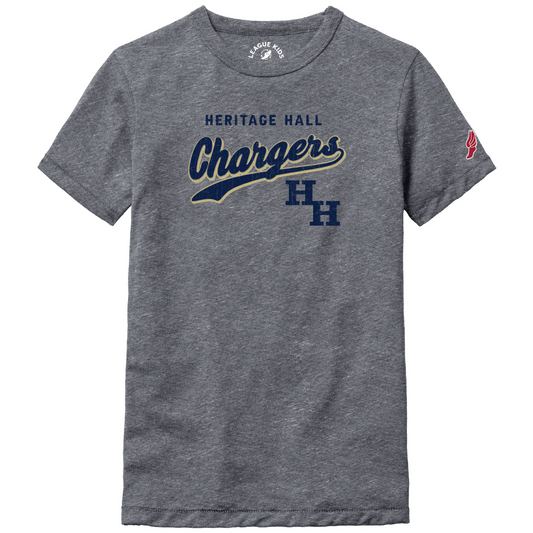 Youth T-shirt, League, grey, Chargers swoop Stacked HH
