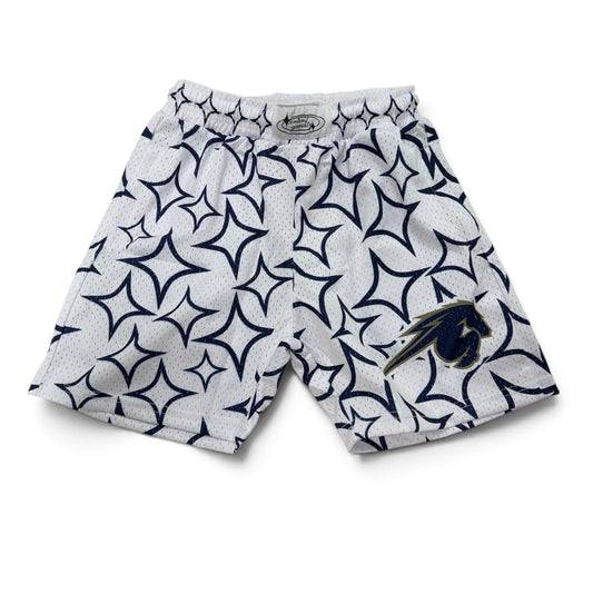 Youth Star Shorts, white with navy