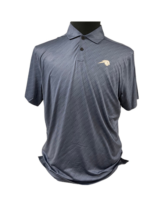 Nike men's vapor stripe polo navy