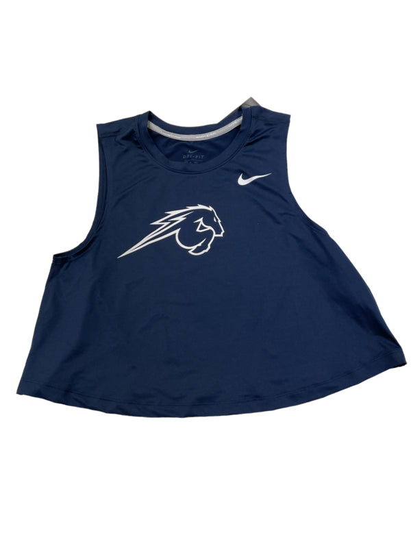 ** Women's Nike Pro Cropped Tank Charger Horse