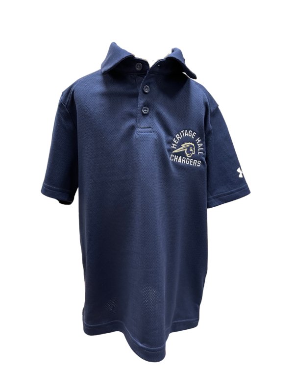 Youth UA Arched w/Charger Polo