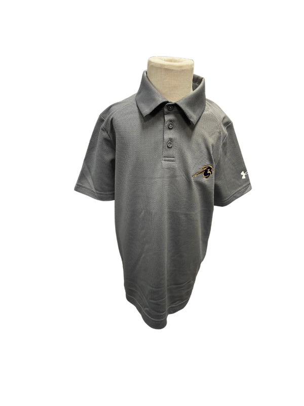 Youth UA Mesh Tech Polo Charger Logo